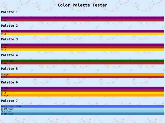 color-test screenshot