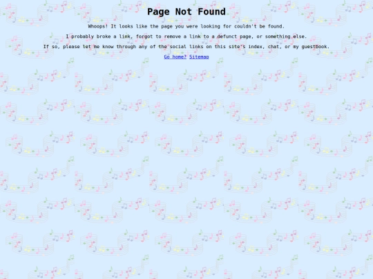 not_found screenshot