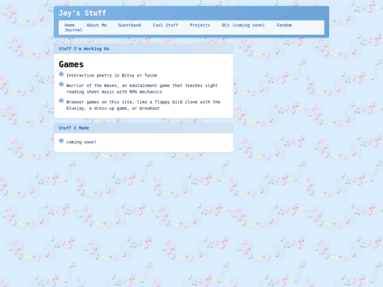 projects screenshot