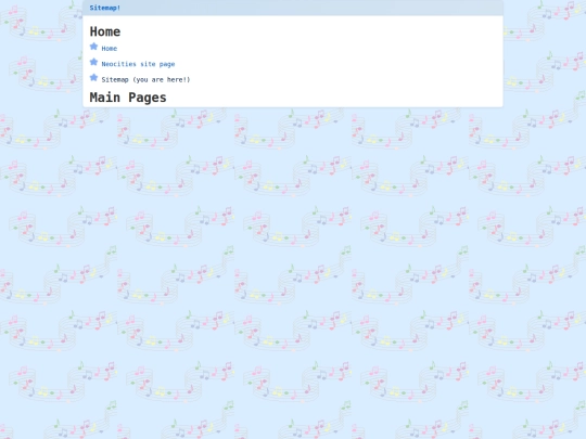 sitemap screenshot