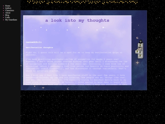 blog screenshot