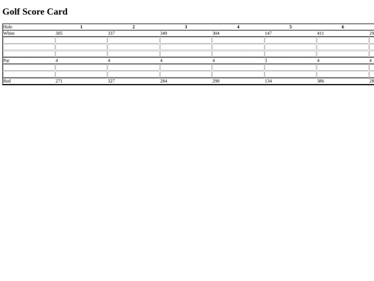Scorecard_assignment/golf_card screenshot