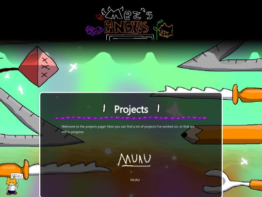 projects screenshot