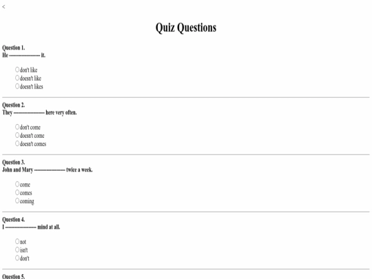 index screenshot