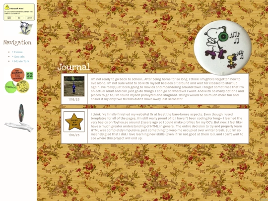 journal screenshot