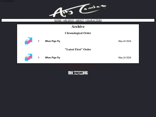 archive screenshot