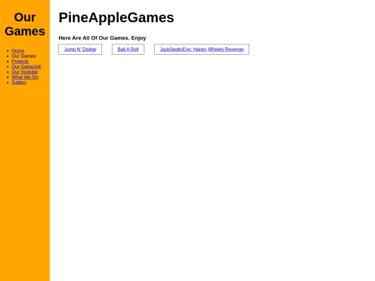 Games screenshot