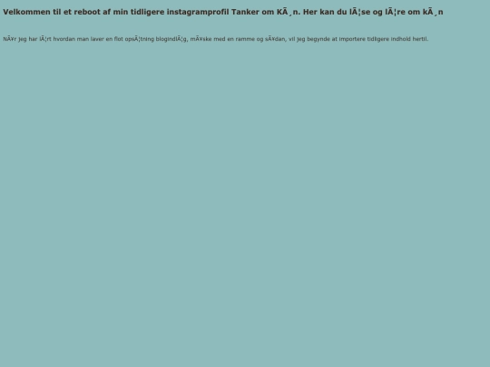 Oversigt screenshot