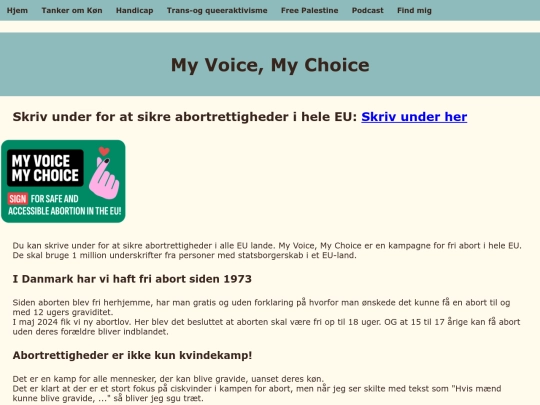 QTaktivisme/MyVoiceMyChoice screenshot