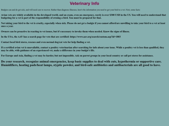 vets screenshot