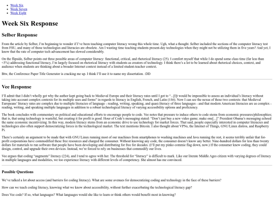 response screenshot