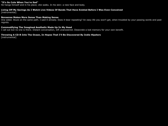 laurelparkeplyrics screenshot