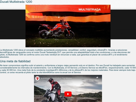 Multistrada screenshot