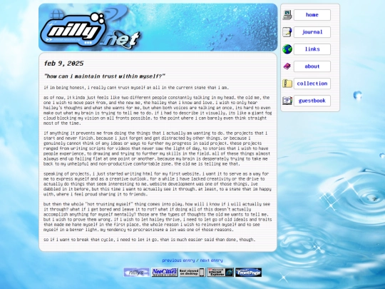 journal/feb92025 screenshot