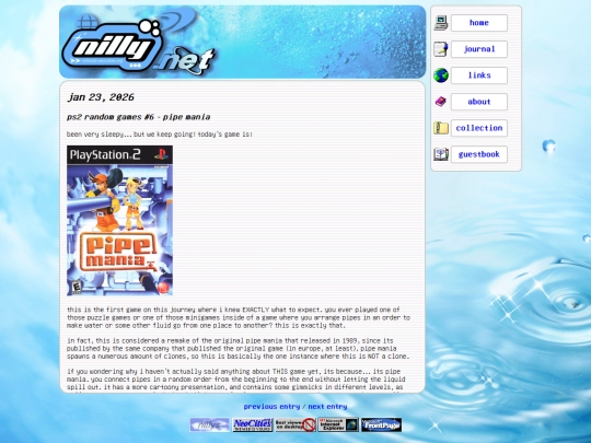 journal/jan232026 screenshot