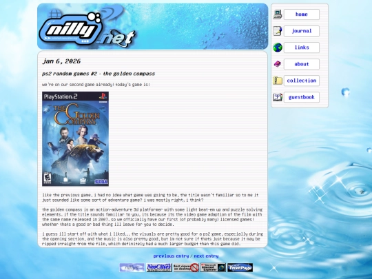 journal/jan62026 screenshot