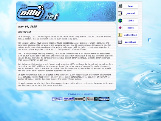 journal/mar142025 screenshot