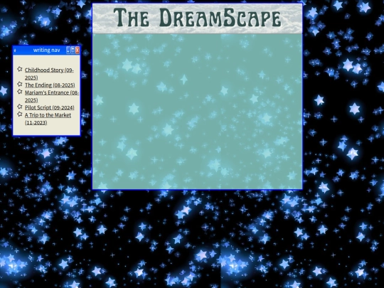 writing screenshot