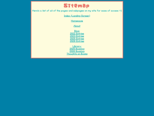 sitemap screenshot
