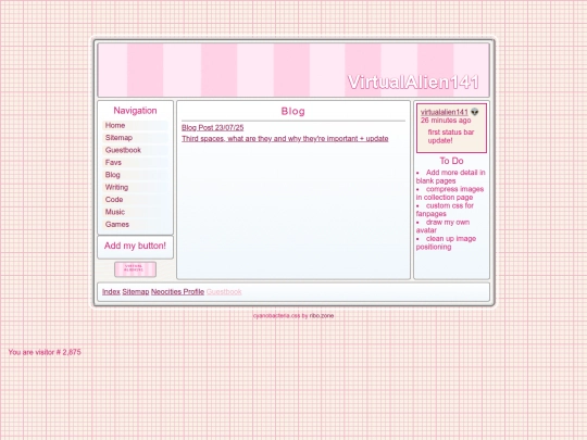 blog screenshot
