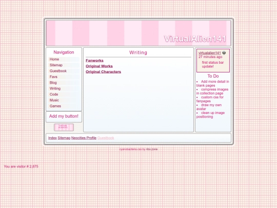 writing screenshot
