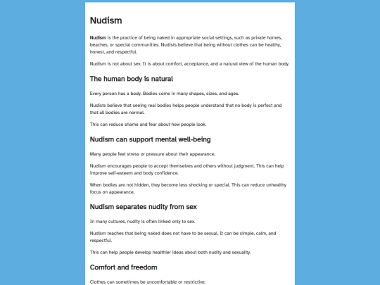 pages/nudism screenshot