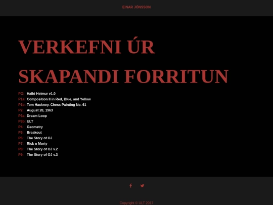 index screenshot