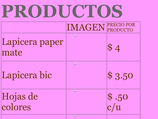 producto screenshot