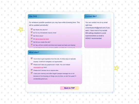 faq screenshot