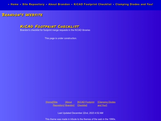 kicad-footprint-checklist screenshot