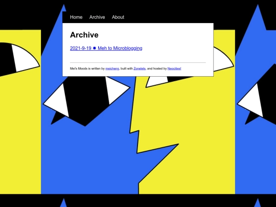 archive screenshot