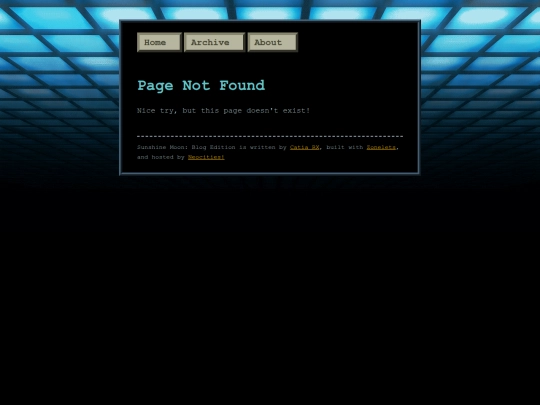 Blog/not_found screenshot