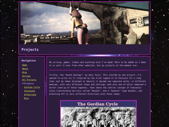 Projects screenshot