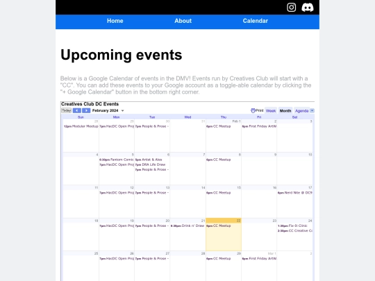 calendar screenshot