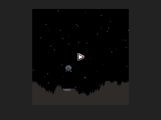 pico-8/lander screenshot