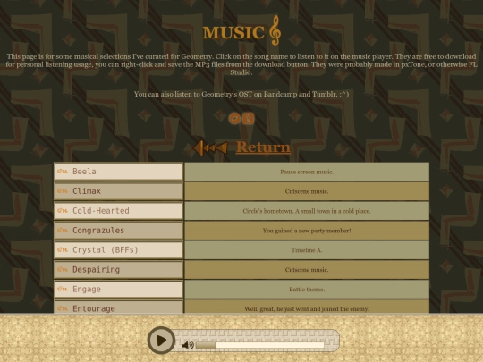 geo/music screenshot