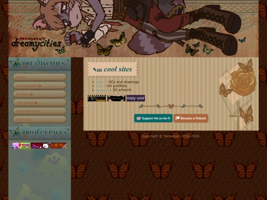 sites screenshot
