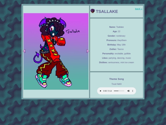 universe/charas/tsallake screenshot