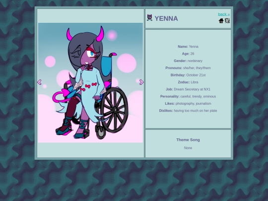 universe/charas/yenna screenshot