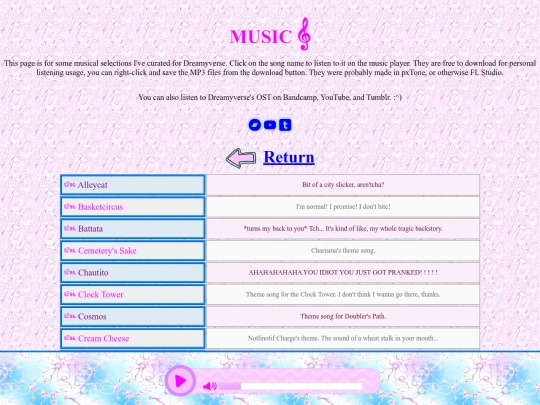 universe/music screenshot