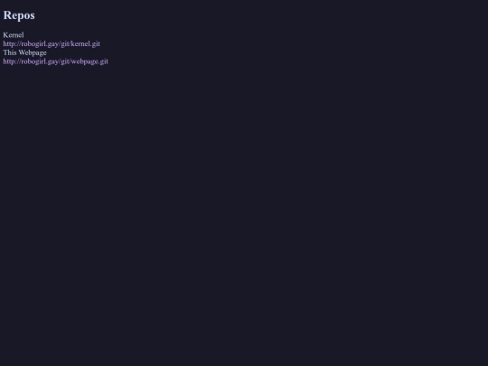 repos screenshot