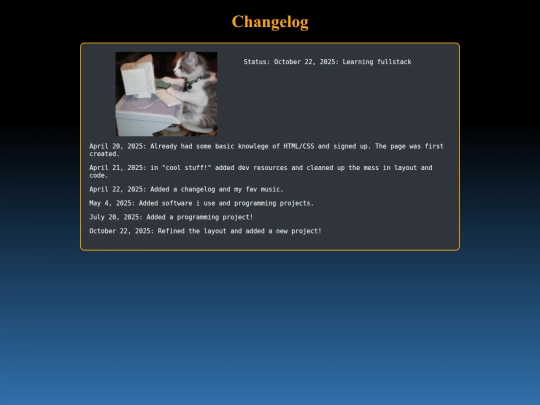 otherPages/changelog screenshot