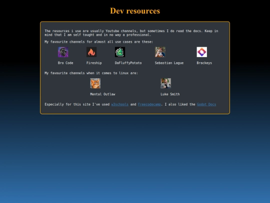 otherPages/dev_resources screenshot