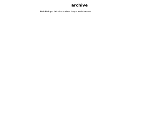 archive screenshot