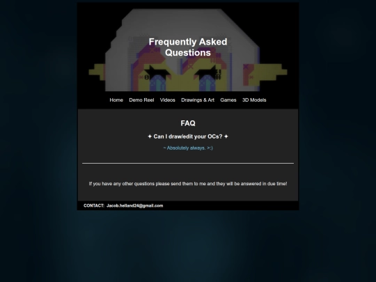 FAQ screenshot