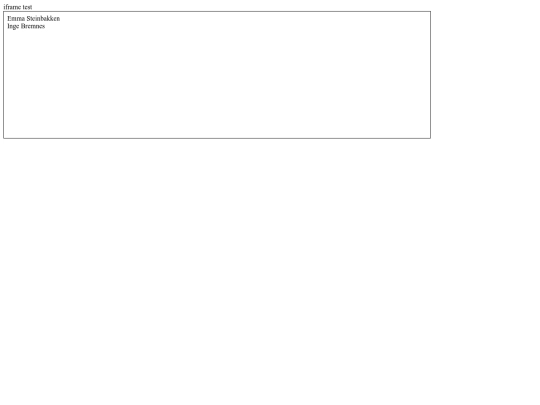 iframetest screenshot