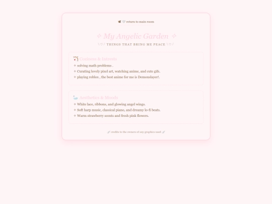 interests screenshot