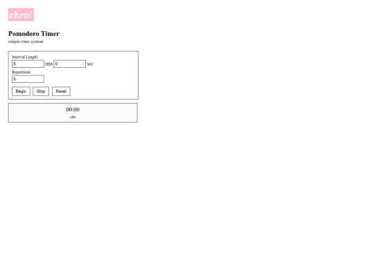 interval-timer screenshot
