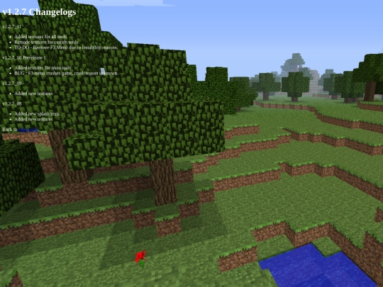 changelog screenshot