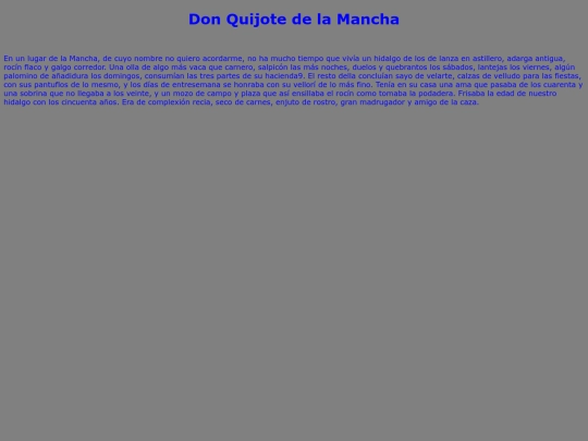 quijote screenshot